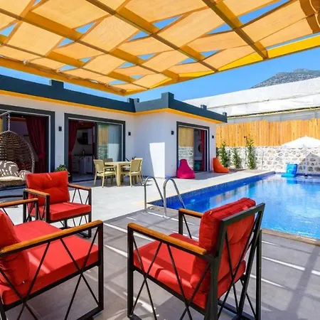 Villa Zeytin Dali - Kalkan'da Jakuzili Balayi Villasi