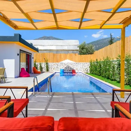 فيلة Zeytin Dali - Kalkan'da Jakuzili Balayi Villasi